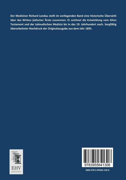 Produktbild: Geschichte der j&uuml;dischen &Auml;rzte