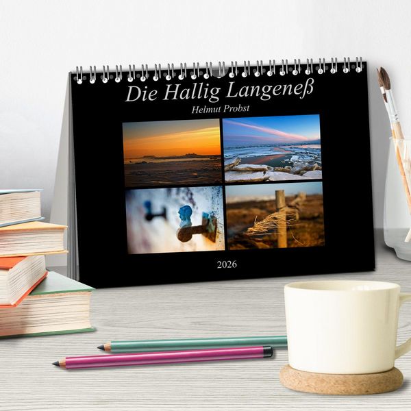 Produktbild: Die Hallig Langene&szlig; (Tischkalender 2026 DIN A5 quer), CALVENDO Monatskalender