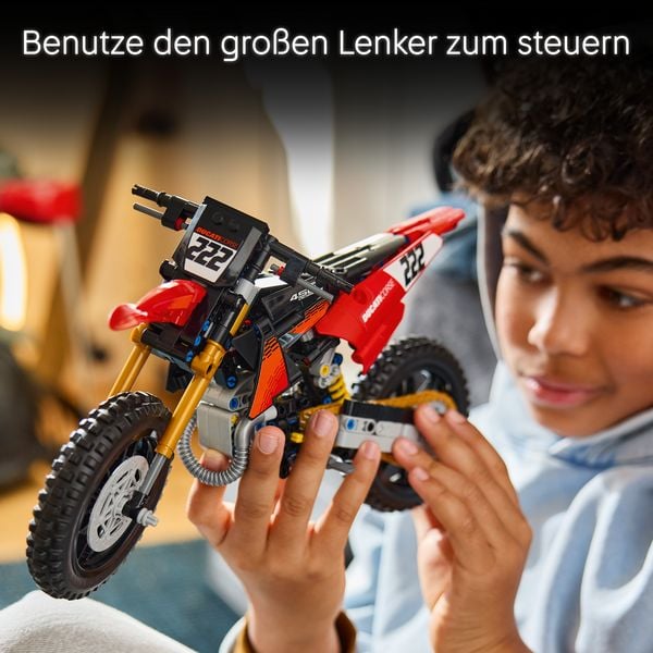Produktbild: LEGO Technic Ducati Desmo450 MX Factory Motorrad Spielzeug 42238