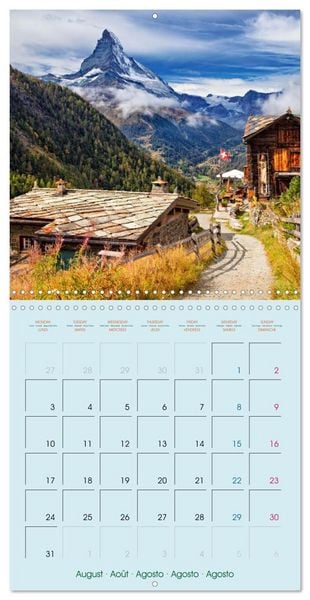 Produktbild: Discover Zermatt - Matterhorn - Switzerland (Wall Calendar 2026 12 &times; 12 Inch) CALVENDO 12 Month Wall Calendar
