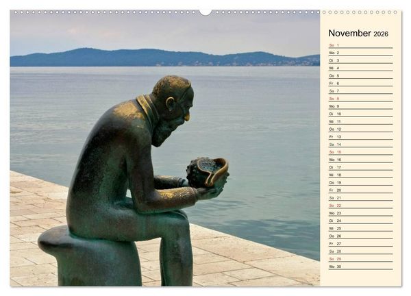 Produktbild: Zadar und Norddalmatien (Wandkalender 2026 DIN A2 quer), CALVENDO Monatskalender