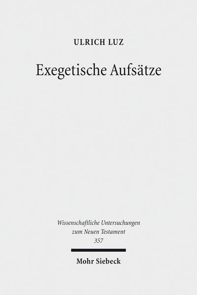 Produktbild: Exegetische Aufsätze