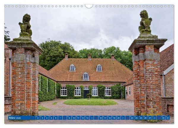 Produktbild: Die Krummh&ouml;rn Gemeinde in Ostfriesland (Wandkalender 2026 DIN A3 quer), CALVENDO Monatskalender