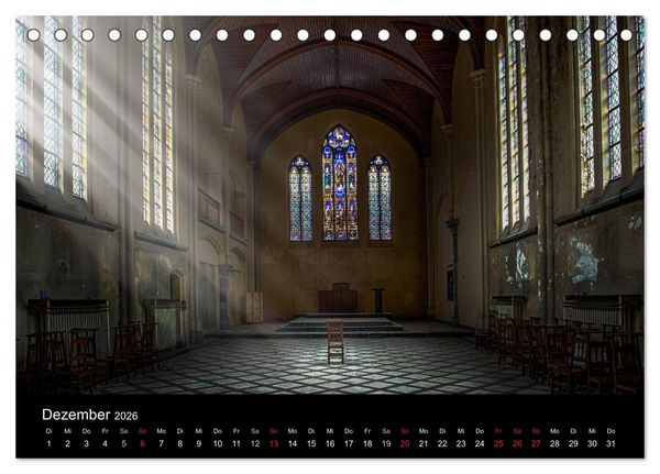 Produktbild: Geheimnisvolle Orte - Lost Places (Tischkalender 2026 DIN A5 quer), CALVENDO Monatskalender