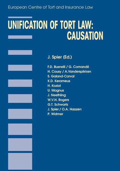 Produktbild: Unification of Tort Law: Causation