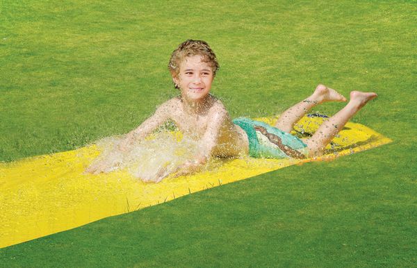 Produktbild: Splash & Fun Wasserrutsche gelb, ca. 600 x 80 cm