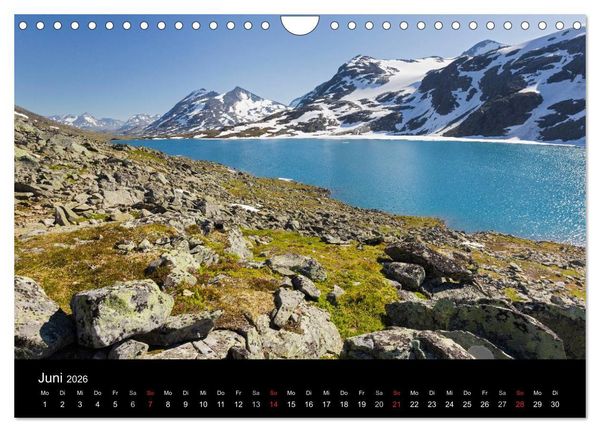 Produktbild: Traumziel Norwegen 2026 (Wandkalender 2026 DIN A4 quer), CALVENDO Monatskalender
