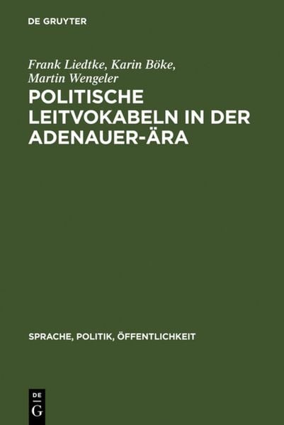 Produktbild: Politische Leitvokabeln in der Adenauer-&Auml;ra