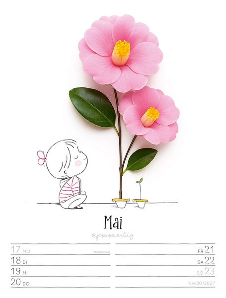 Produktbild: Little Dreams Wochenplaner Kalender 2027