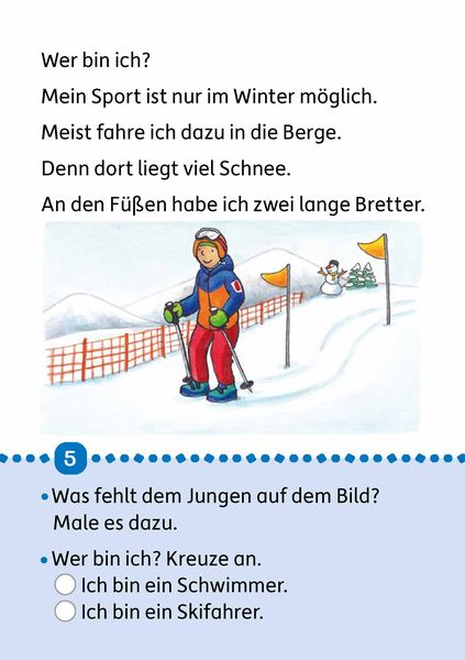 Produktbild: Lesen lernen 1. Klasse f&uuml;r Jungen und M&auml;dchen - Sportlich, sportlich!