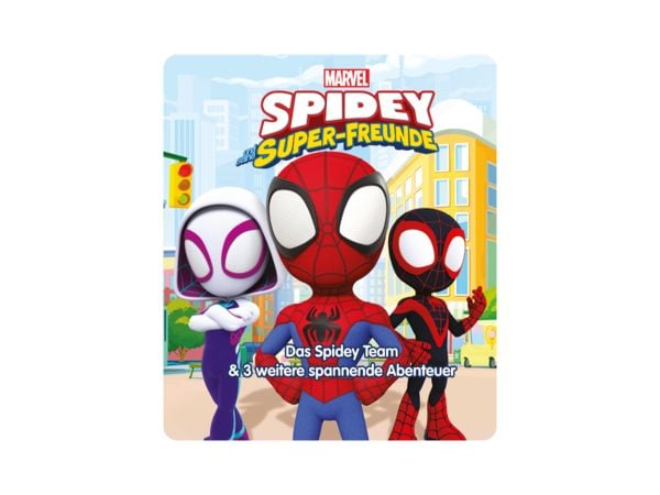 Produktbild: Content-Tonie: Spidey und seine Super-Freunde - Das Spidey Team & 3 weitere spannende Abenteuer