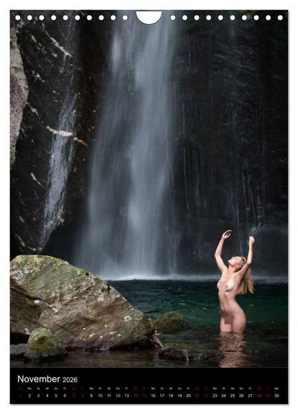 Produktbild: Wasserf&auml;lle im Tessin - Aktaufnahmen an sch&ouml;nen Wasserf&auml;llen in der S&uuml;dschweiz (Wandkalender 2026 DIN A4 hoch), CALVENDO Monatskalender