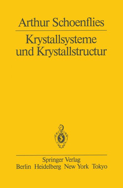 Produktbild: Krystallsysteme und Krystallstructur