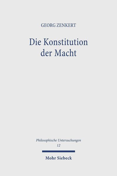 Produktbild: Die Konstitution der Macht