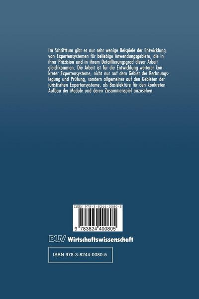 Produktbild: Expertensystem zur Konzernabschlu&szlig;pr&uuml;fung