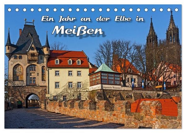 Produktbild: Das Jahr an der Elbe in Mei&szlig;en (Tischkalender 2026 DIN A5 quer), CALVENDO Monatskalender