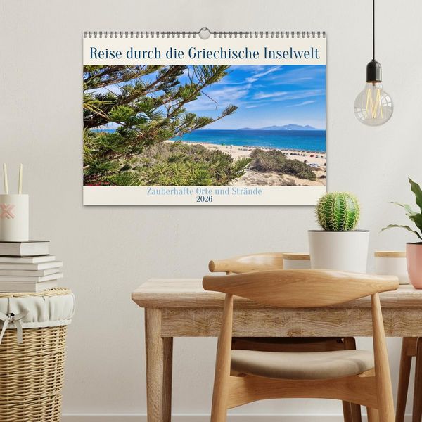 Produktbild: Reise durch die Griechische Inselwelt (Wandkalender 2026 DIN A3 quer), CALVENDO Monatskalender