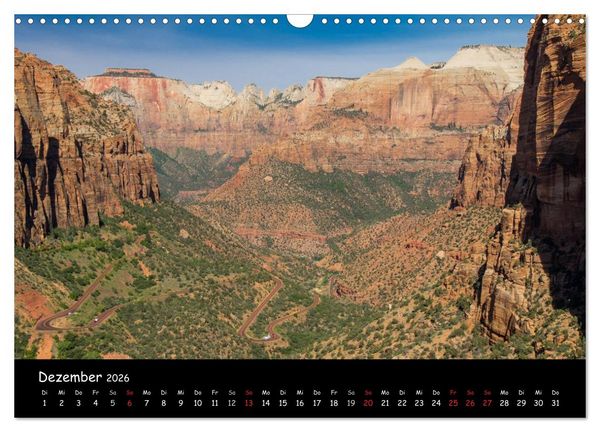Produktbild: Traumlandschaften im Westen der USA (Wandkalender 2026 DIN A3 quer), CALVENDO Monatskalender