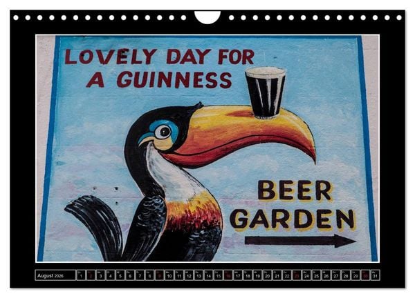 Produktbild: Sl&aacute;inte IRLAND - Pubmalereien (Wandkalender 2026 DIN A4 quer), CALVENDO Monatskalender