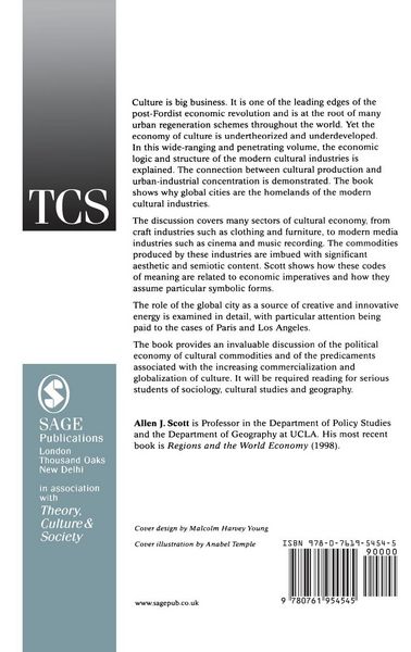 Produktbild: The Cultural Economy of Cities