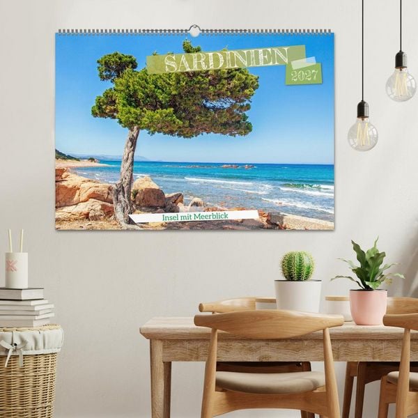 Produktbild: Sardinien Insel mit Meerblick (Wandkalender 2027 DIN A2 quer), CALVENDO Monatskalender