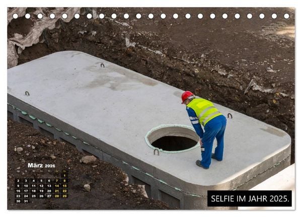 Produktbild: Humor in der Bauindustrie (Tischkalender 2026 DIN A5 quer), CALVENDO Monatskalender