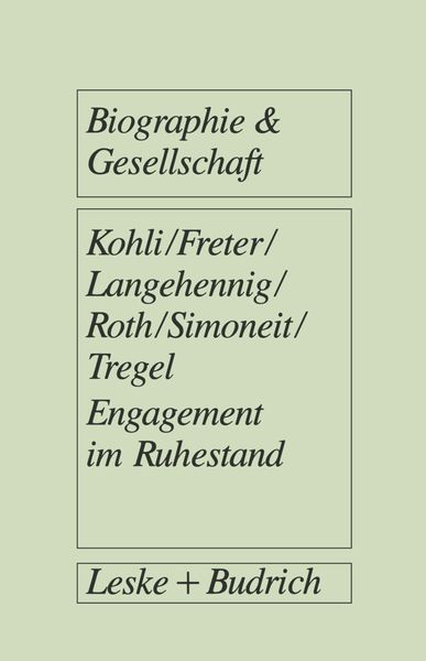 Produktbild: Engagement im Ruhestand