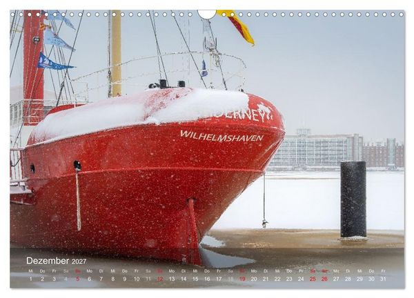 Produktbild: Schifffahrt entlang der Jade zwischen Wilhelmshaven und Hooksiel (Wandkalender 2027 DIN A3 quer), CALVENDO Monatskalender