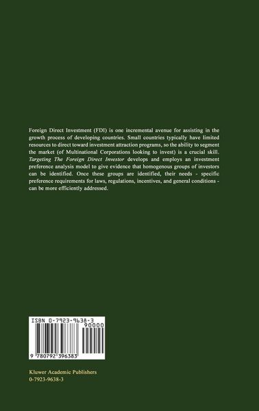 Produktbild: Targeting the Foreign Direct Investor