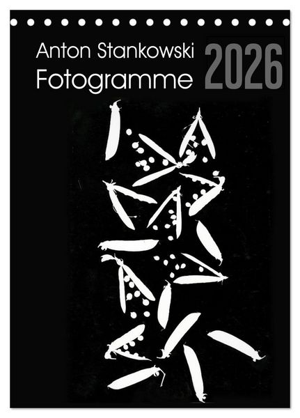 Produktbild: Anton Stankowski Fotogramme (Tischkalender 2026 DIN A5 hoch), CALVENDO Monatskalender
