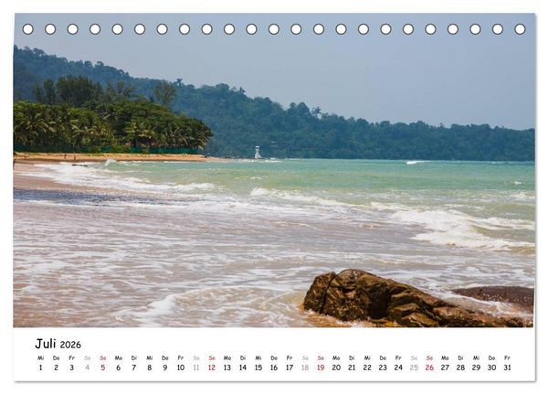 Produktbild: Traumlandschaften Thailands (Tischkalender 2026 DIN A5 quer), CALVENDO Monatskalender