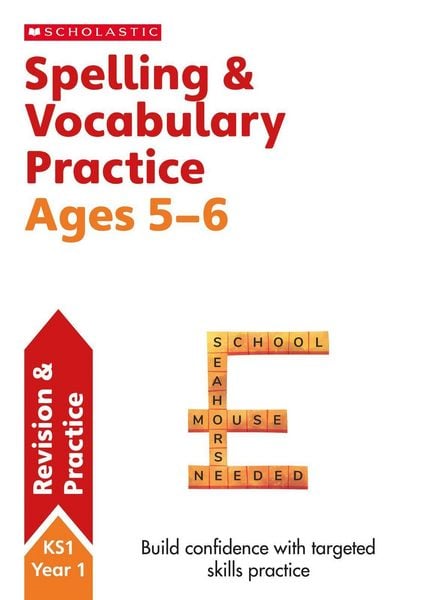 Produktbild: Spelling and Vocabulary Practice Ages 5-6