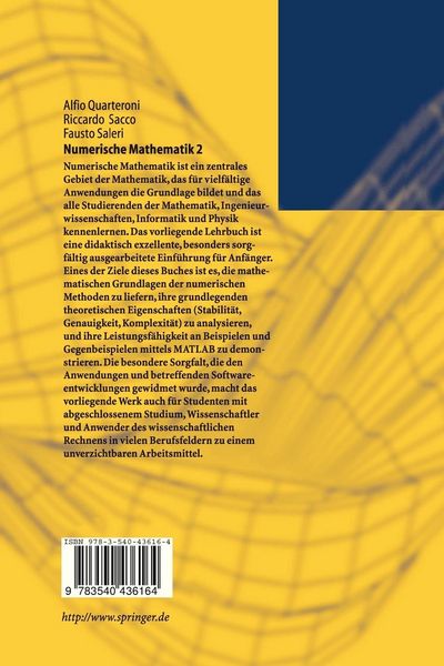 Produktbild: Numerische Mathematik 2