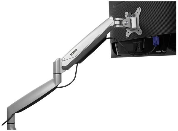 Produktbild: SpeaKa Professional Monitorhalterung SP-MM-920 1 Display(s) 33,0 cm (13") - 81,3 cm (32") Silber Schwenkbar, Neigbar, H&ouml;henverstellbar, Rotierbar
