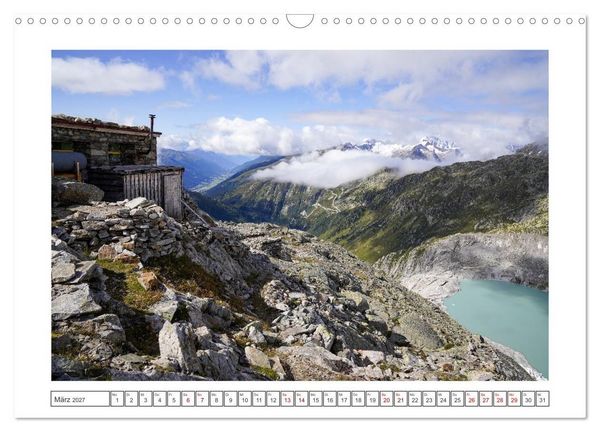 Produktbild: Schweizer Bergmomente (Wandkalender 2027 DIN A3 quer), CALVENDO Monatskalender