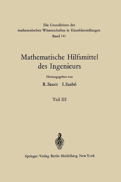 Produktbild: Mathematische Hilfsmittel des Ingenieurs