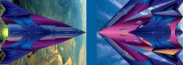 Produktbild: Space Flyers Paper Airplane Book