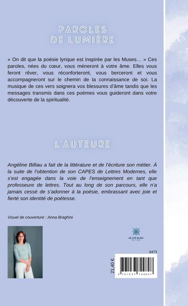 Produktbild: Billiau, A: Paroles de Lumi&egrave;re