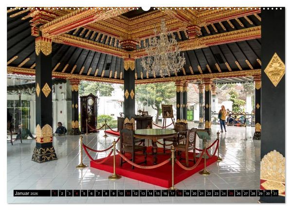 Produktbild: Yogyakarta - Indonesien (hochwertiger Premium Wandkalender 2026 DIN A2 quer), Kunstdruck in Hochglanz