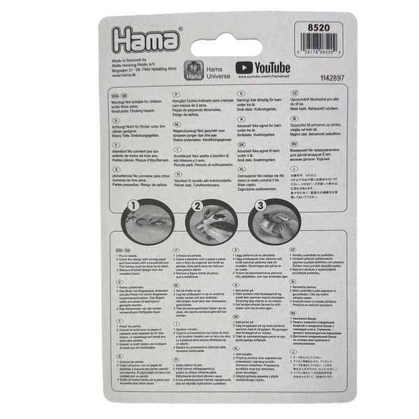 Produktbild: Hama 8520 - Perlen, B&uuml;gelperlen Maxi, 250 St&uuml;ck, bunt, volltonmix