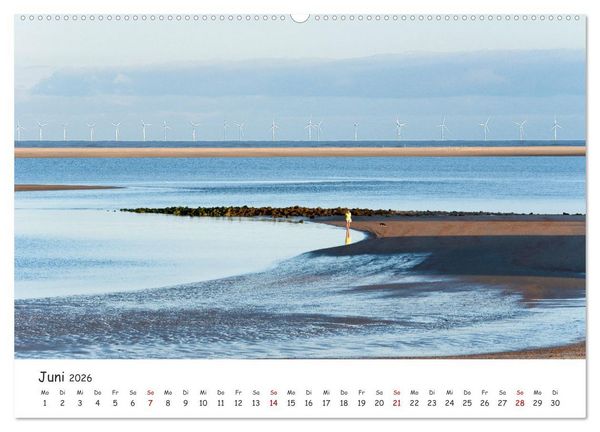 Produktbild: Borkum: Streifz&uuml;ge &uuml;ber die Nordseeinsel (hochwertiger Premium Wandkalender 2026 DIN A2 quer), Kunstdruck in Hochglanz