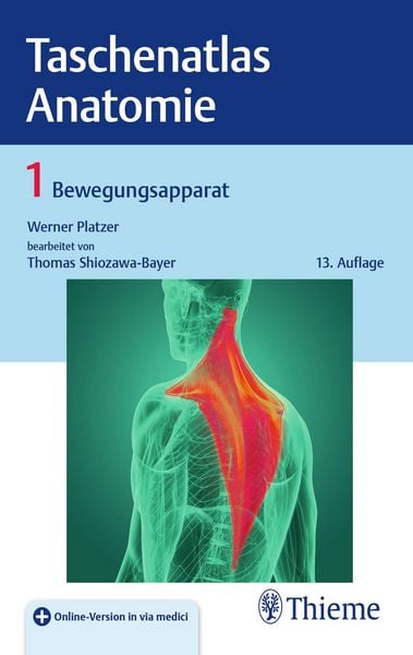 Produktbild: Taschenatlas Anatomie, Band 1: Bewegungsapparat