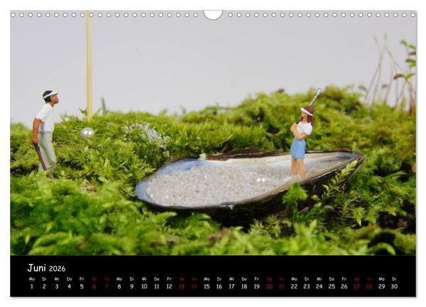 Produktbild: Minis Golf (Wandkalender 2026 DIN A3 quer), CALVENDO Monatskalender