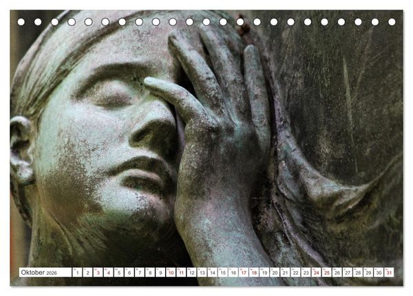 Produktbild: Alte Grabdenkm&auml;ler (Tischkalender 2026 DIN A5 quer), CALVENDO Monatskalender