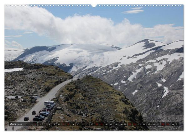 Produktbild: Norwegen 2026 - Berge, Fjorde, Moore (Wandkalender 2026 DIN A2 quer), CALVENDO Monatskalender