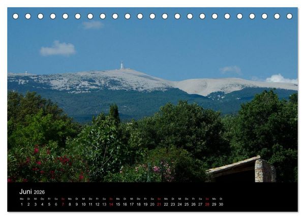 Produktbild: Faszination Mont Ventoux (Tischkalender 2026 DIN A5 quer), CALVENDO Monatskalender