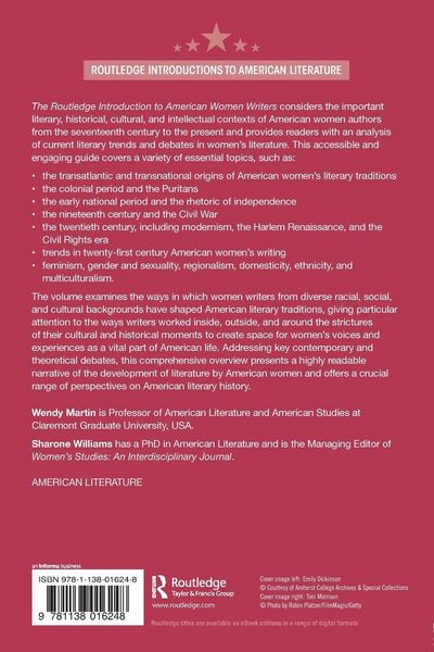 Produktbild: The Routledge Introduction to American Women Writers