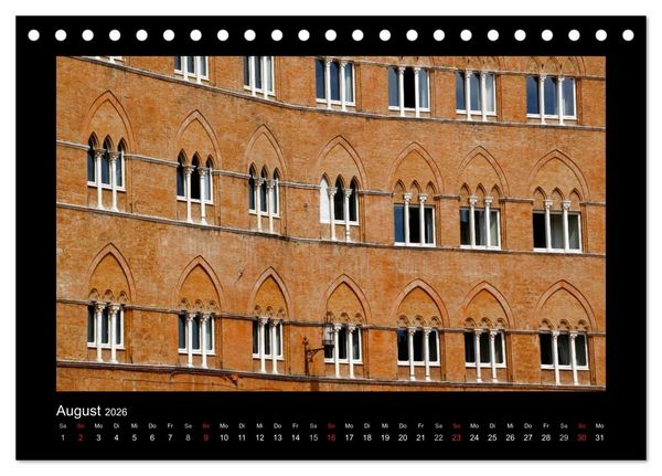 Produktbild: Siena, Perle der Toskana (Tischkalender 2026 DIN A5 quer), CALVENDO Monatskalender