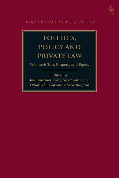 Produktbild: Politics, Policy and Private Law