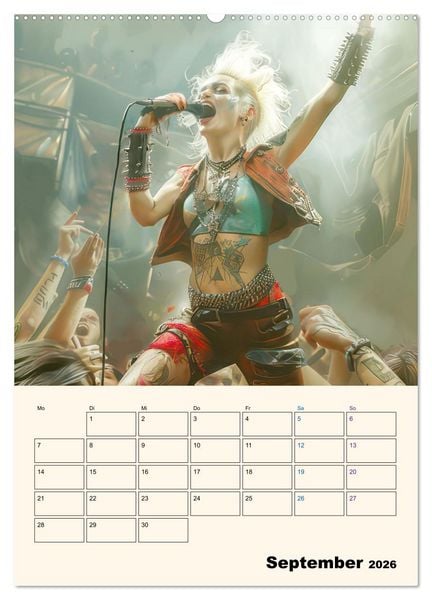 Produktbild: Punkerg&ouml;ren - In Aktion (hochwertiger Premium Wandkalender 2026 DIN A2 hoch), Kunstdruck in Hochglanz